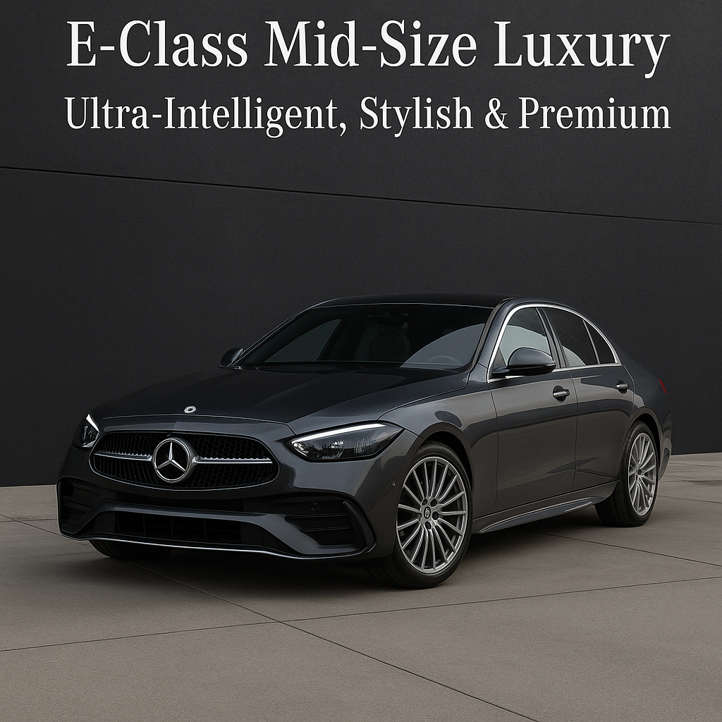 E-Class Mid-Size Luxury – Ultra-Intelligent, Stylish & Premium